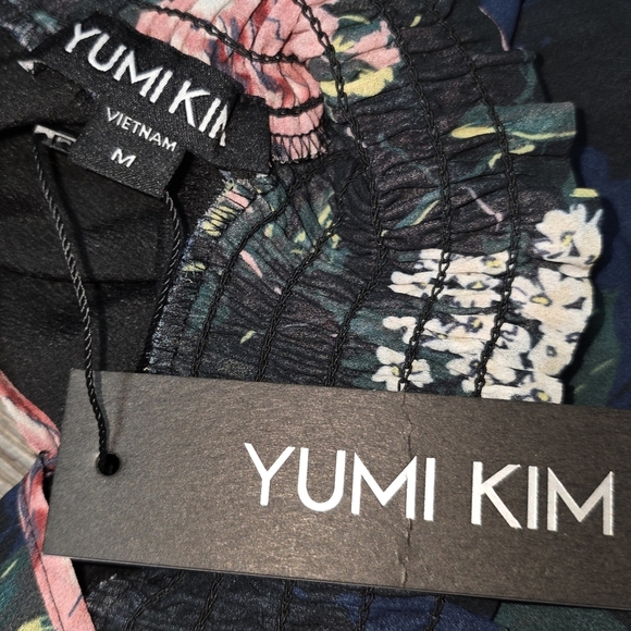 Yumi Kim Falling in Love Floral Mini Dress – Black Pink Navy M - Picture 15 of 16